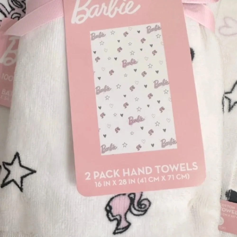 Barbie Bath Cotton Towel Set 7 Piece Set